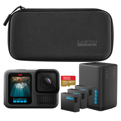 GoPro13运动相机3电池续航套装