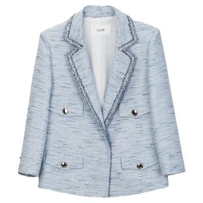 秋冬新款西装袖短款外套休闲时尚