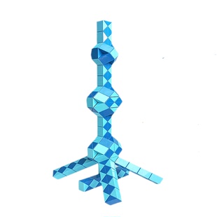 点盛百变魔尺24段36节72幼儿园48儿童96段长条魔方108玩具144磨尺