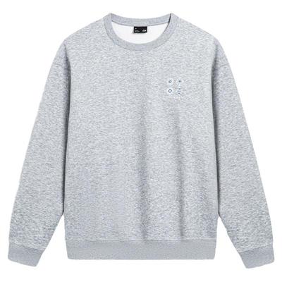 专柜李宁套头无帽卫衣男加绒保暖