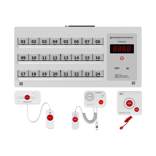 涛米医院呼叫器无线养老院病房床头铃病历牌月子中心老人远程紧急呼救器厕所卫生间报警器病床护士站语音系统