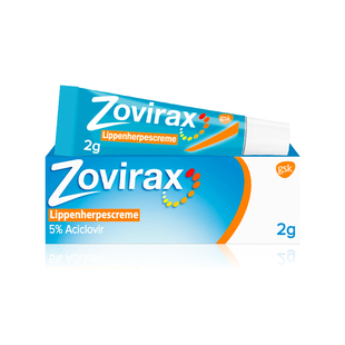 德国zovirax疱疹膏冷疮膏口腔溃疡上火起泡烂嘴角鹅口疮软管2g