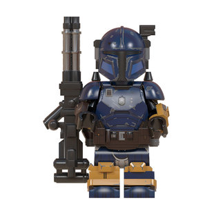 中国原创积木重装曼洛达人PazVizla星球大战人仔维兹拉拼装玩具