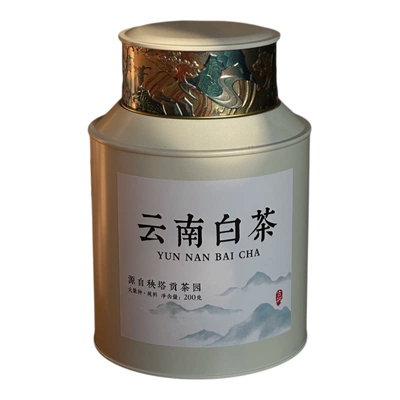 古树白茶云南月光白茶花蜜香清爽
