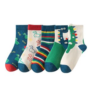 儿童袜子男童加厚防臭保暖青少年女童运动袜中筒袜非纯棉冬季篮球