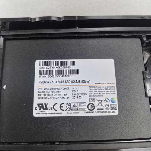 【请询价】PM863a3.84T2.5寸SATASSD固