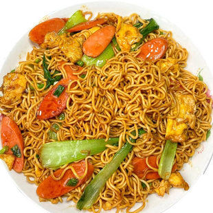 广东炒面炒面专用面条鸡蛋面条火锅面大碗面整箱非油炸方便面面饼