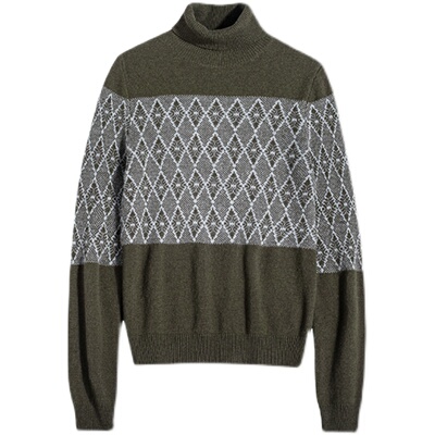 原创设计风日系高领复古保暖毛衣