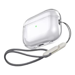 适用苹果Airpods pro第三代透明壳AirPodsPro2代保护套airpods pro3保护壳透明airpods4透明软壳无线