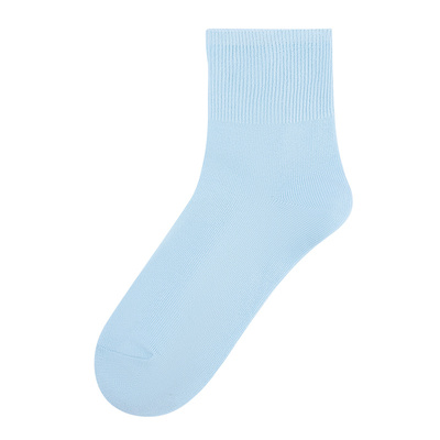 Topnew/铜牛淡系薄款中筒女袜2025夏季新款基础款柔软舒适VW006