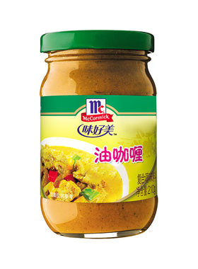 味好美油咖喱210g黄咖喱膏咖喱酱