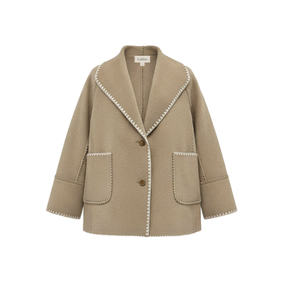 Lorene羊毛大衣女双面呢外套