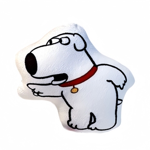 【爆款】布莱狗叫玩偶骂人发声钥匙扣毛绒挂件玩具恶搞之家钥匙扣