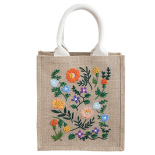 手工diy通口愉美子文艺清新麻布袋手提包日系少女新手刺绣材料包