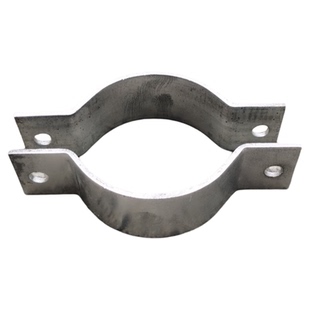 定制扁铁镀锌强力水泥杆抱箍广告牌加厚50*5半圆C型管卡 灯杆管箍