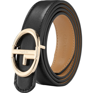 金利来女士真皮腰带2026新款时尚针扣牛皮皮带小众百搭女式裤带潮