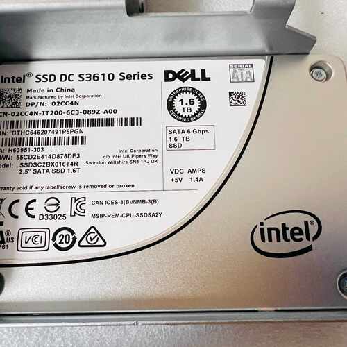 英特尔Intel S3610 1.6TB 2.5寸SATA企议价