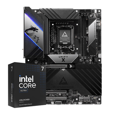 英特尔Ultra 7 265KF/265K CPU主板套装 搭铭瑄 微星Z890-P B860M