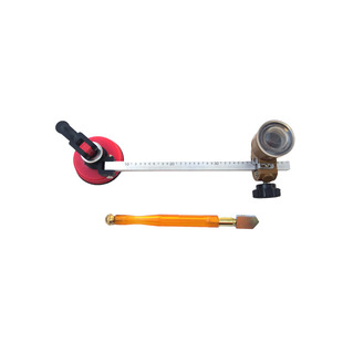 玻璃圆规刀家用抽油烟机玻璃开孔器玻璃刀厚玻璃切割划圆工具