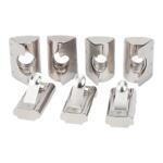 t型螺母20/30/40/45型欧标铝型材滑块弹性弹片螺帽船型锤头国标M6