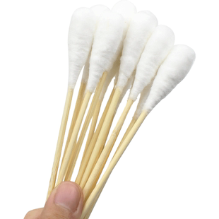 医用大头长棉签医药无菌一次性妇科消毒棉头大号产妇医疗脱脂棉棒
