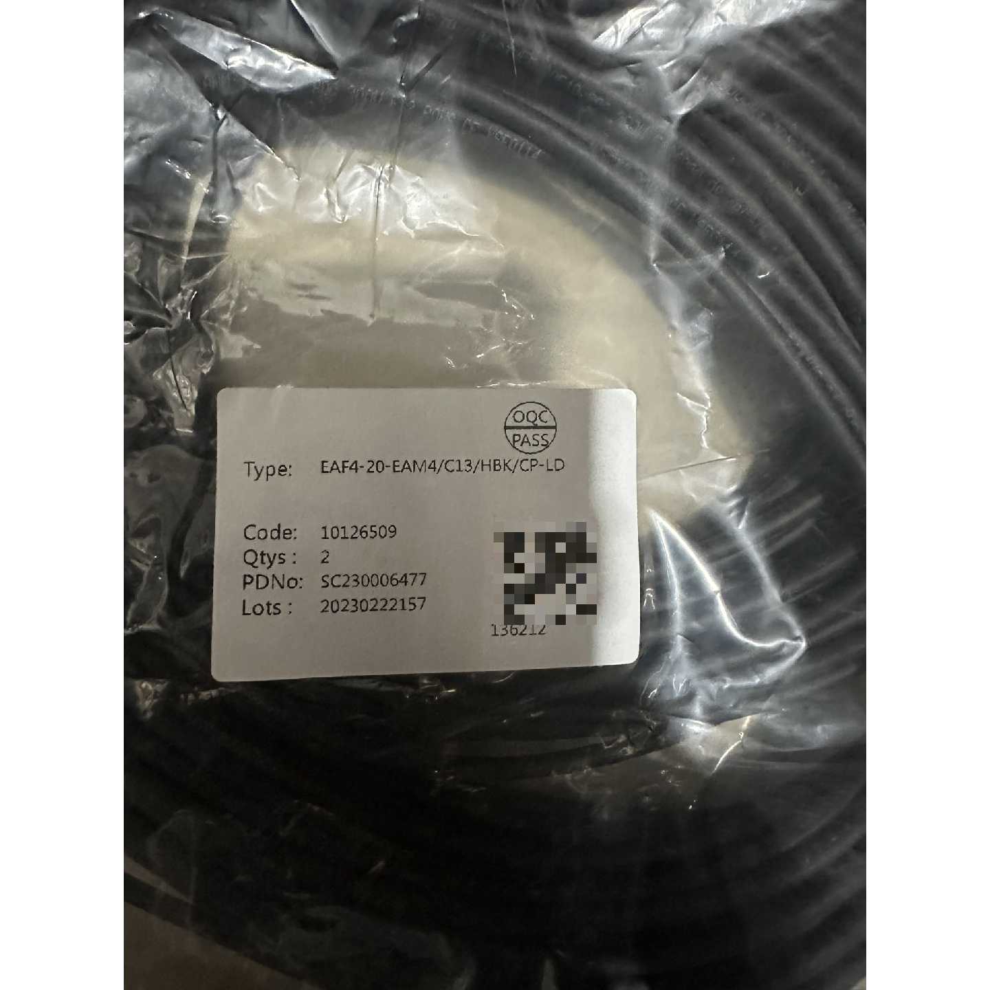 询价-精奇连接线EAF4-20-EAM4/C13/HBK，图片