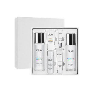 OLAY玉兰油美白水乳套装超抗小白瓶礼盒爽肤水补水保湿护肤品正品