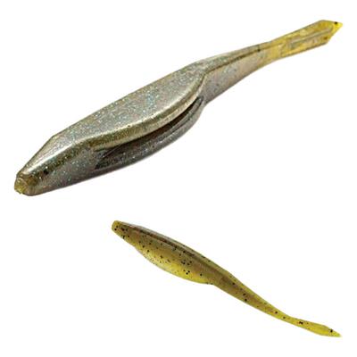 美国YAMAMOTO路亚软饵D-SHAD5英寸软米诺抽停FLUKE高比重无铅假饵