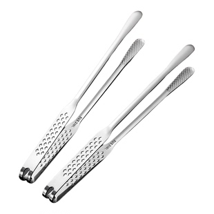 荣事达316L不锈钢韩式烤肉夹子厨房防烫食品夹烧烤工具煎牛排专用