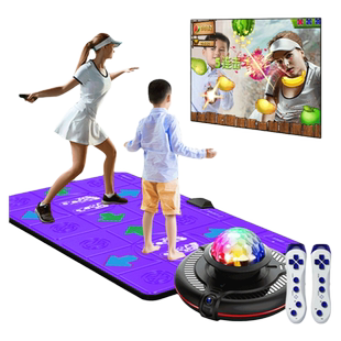 舞霸王无线双人跳舞毯家用电视电脑两用体感游戏减肥跑步毯跳舞机