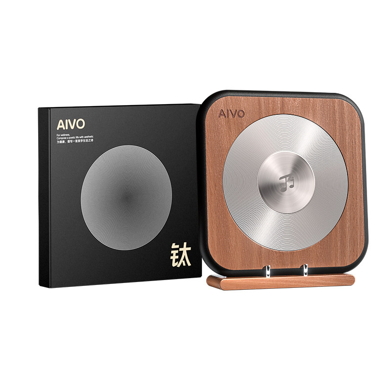 AIVO唱片菜板小资生活美学进口乌檀实木双面案板家用纯钛切菜砧板