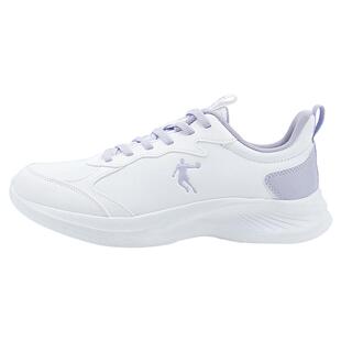 乔丹运动鞋女鞋春季新款皮面防水小白鞋休闲鞋正品轻便软底跑步鞋