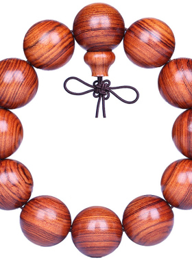 精工沙漠佛珠手串文玩沉水铁梨木