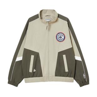 jq区绫致杰克琼斯NBA联名款快船队春夏拼接立领宽松夹克外套男