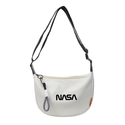 NASA联名单肩包斜挎饺子包运动风
