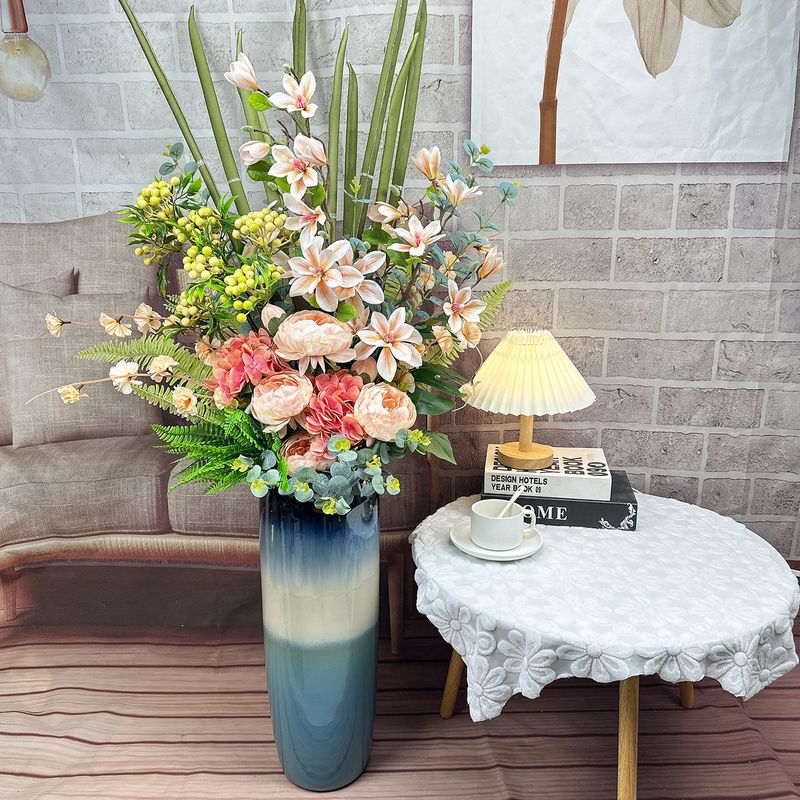 落地花欧式插花装饰客厅摆放酒店大堂摆件家居轻奢摆放花