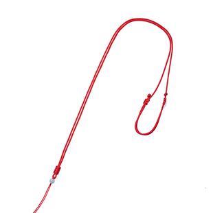 玉佩吊坠挂绳本命年红绳红色项链绳黄金编织绳挂件绳子平安扣挂绳