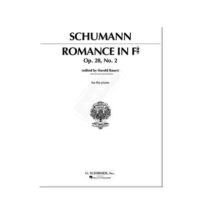 舒曼浪漫曲op28第二首钢琴独奏