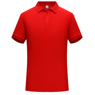 企业polo文化衫工作服T恤夏季透气短袖定制印logo团建聚会广告衫