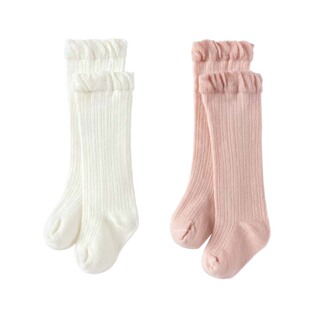 babylove婴儿袜子春秋四季长筒袜女宝宝高筒袜高弹不勒可爱过膝袜