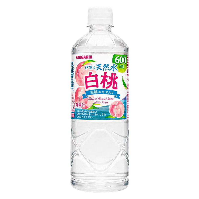日本三佳利白桃味天然水清甜可口
