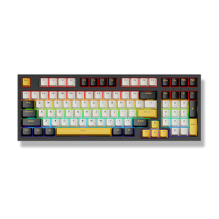 锐蚁F98有线机械键盘高颜值女生办公电竞游戏笔记本茶轴青轴红轴