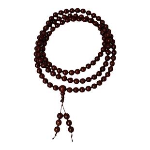 新中式小叶紫檀多层叠戴手串女款高级感手链小众设计复古串珠手饰