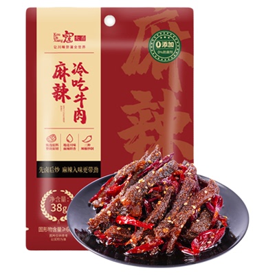 寇大香麻辣冷吃牛肉38g