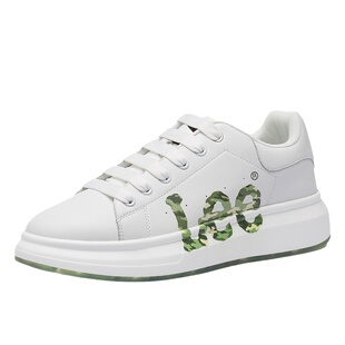 Lee小白鞋男款厚底男士板鞋2026春季新款男鞋运动休闲鞋百搭潮鞋