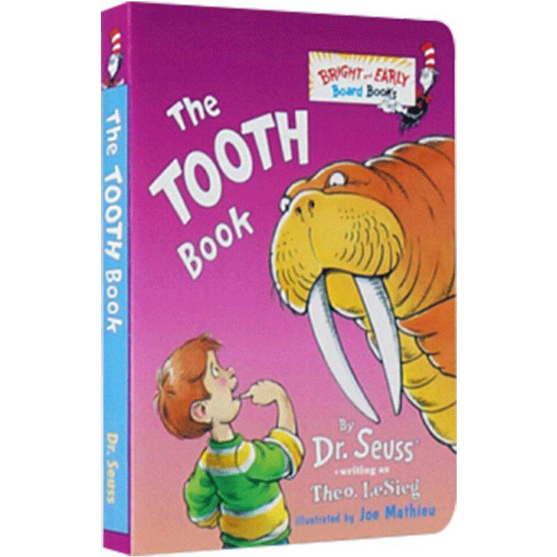 送音频英文原版低幼(适龄版)绘本The Tooth Book爱护牙齿苏斯博士启蒙入门幽默引导养成好习惯0-3岁口袋版图画书廖彩杏推荐