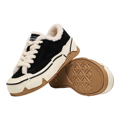 BeauToday复古休闲板鞋厚底休闲