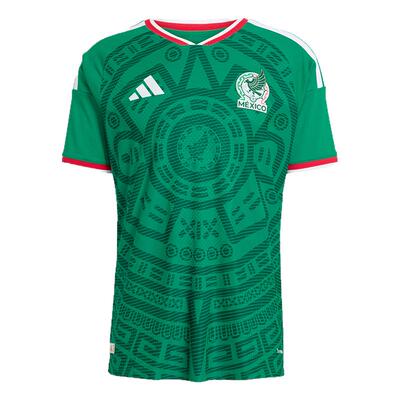 酷锐足球阿迪达斯2026世界杯墨西哥主场球员版短袖球衣JL8540