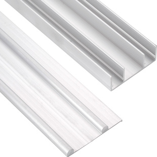 免开槽衣柜鞋柜家具柜门双滑槽移门推拉门轨道移门轨道趟门轮配件