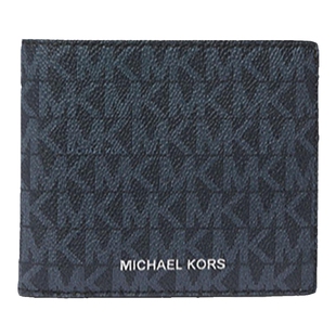 【新年礼物】MICHAEL KORS MK Hudson 男士老花折叠钱包票夹